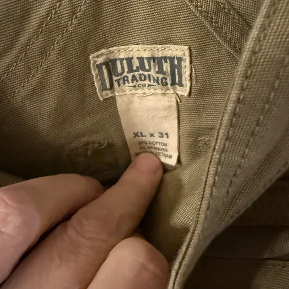 Duluth Trading Co Womens Brown Cargo Overalls durable work wear - Picture 4 of 9